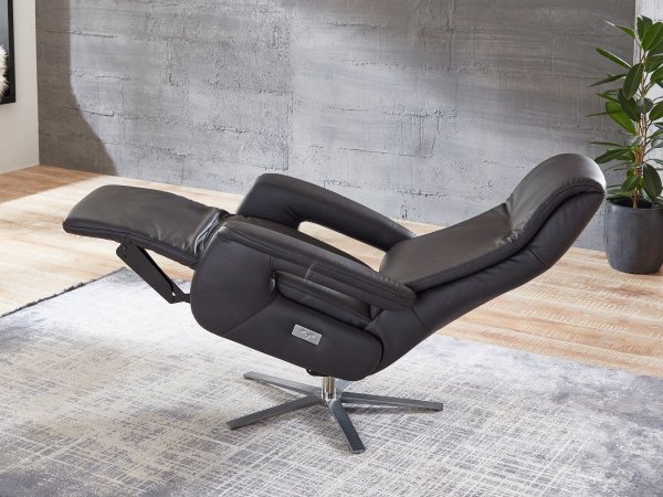 Kožené polohovací televizní křeslo SWITCH BALANCE 2