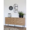 Nástěnné hodiny Kensington, černé, tichý chod, ø35 cm – House Nordic
