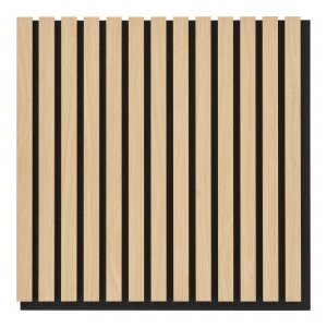Akustický panel, přírodní dub, 52×52×2,2 cm – House Nordic