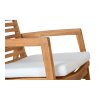 Sedací souprava na balkón a terasu Santander, teak, přírodní, 4dílný – House Nordic
