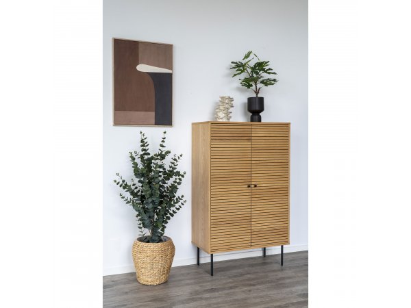 Květináč keramika, černý, Ø15×23,5 cm – House Nordic