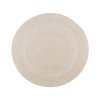 Kulatý koberec Menorca, pískový, Ø 120 cm – House Nordic