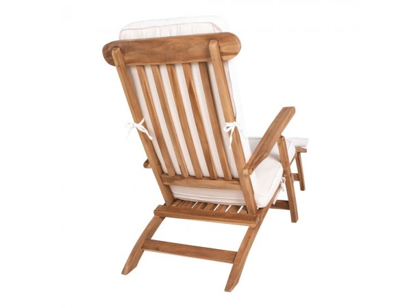 Arrecife podsedák pro lehátko, bílý, bavlna – House Nordic