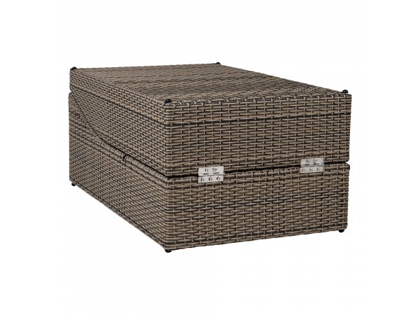 Zahradní lehátko Savona, Kubu šedé, 200×60×80 cm – House Nordic