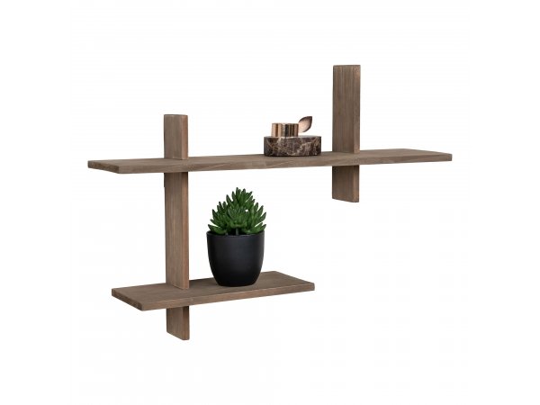 Ovada nástěnná police, borovice, přírodní, 60×15×44 cm – House Nordic