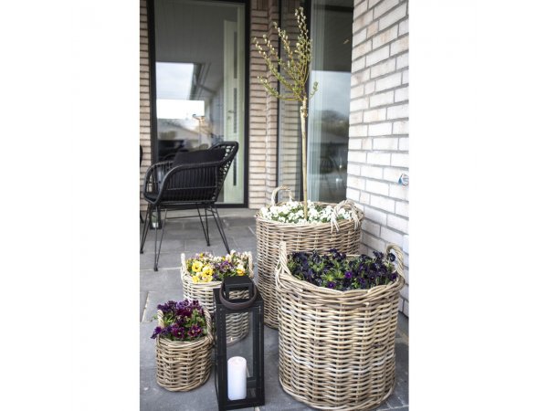 Caor koše, přírodní kubu ratan, sada 4 ks – House Nordic