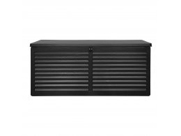 Úložný box Dubrovnik, plast, černý, 146,5×61×64,5 cm – House Nordic