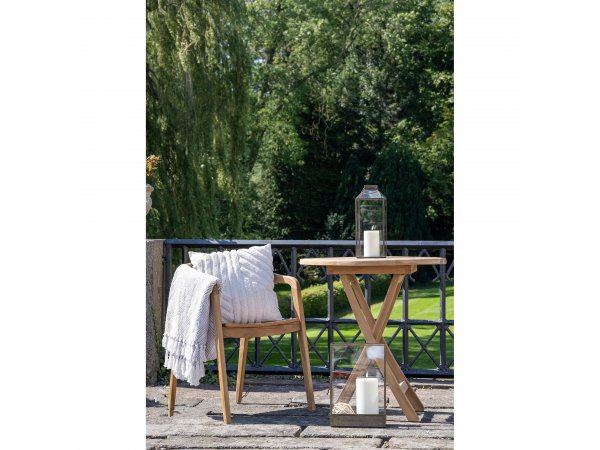 Zahradní židle Otero, teakové dřevo, přírodní, 76×55×54 cm – House Nordic