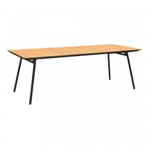 Zahradní stůl Cleveland, teak/kov, 220×90×74 cm – House Nordic