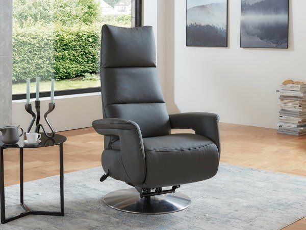 Kožené polohovací televizní křeslo SWITCH BALANCE 1