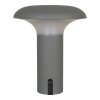 Stolní LED lampa Ramsey, šedá/matná, Ø17×21 cm – House Nordic