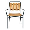 Zahradní židle Cleveland, teak/kov, 64×58×91 cm – House Nordic