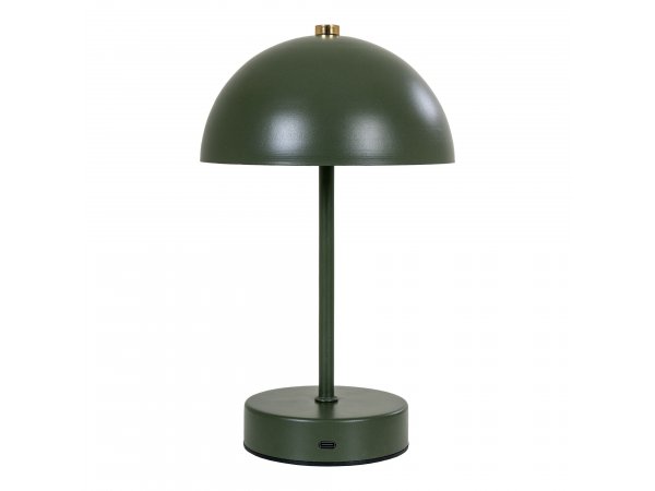 Stolní lampa Holt, kovová, zelená/mosazná – House Nordic