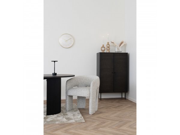 Stolní lampa Lyneham, kovová, černá – House Nordic