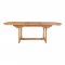 Rozkládací zahradní jídelní stůl Salamanca, teak, přírodní, 180/240×90×75 cm – House Nordic
