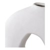 Váza, keramická, bílá, 24×10,5×27,8 cm – House Nordic