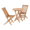 Zahradní set Oviedo & Toledo, přírodní teak, pro 2 osoby – House Nordic