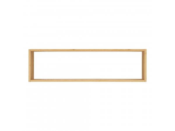 Nástěnná police Ember, bambus, přírodní, 70×15×19,5 cm – House Nordic