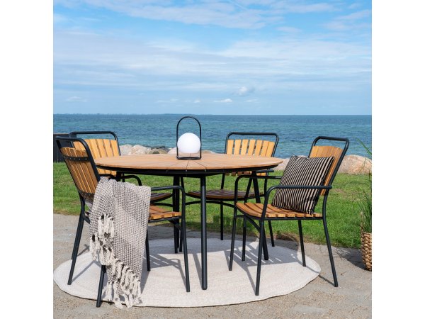 Zahradní set Cleveland, přírodní teak, pro 4 osoby – House Nordic