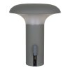 Stolní LED lampa Ramsey, šedá/matná, Ø17×21 cm – House Nordic