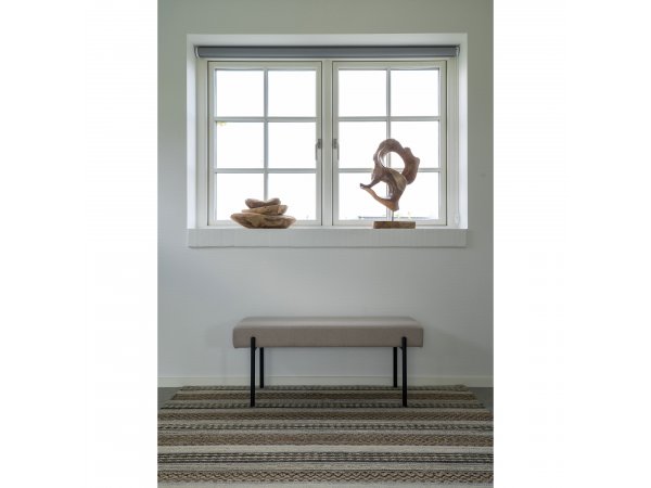 Koberec Morena, ručně tkaný, přírodní/šedý, 160×230 cm – House Nordic