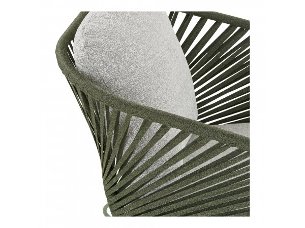 Zahradní sedací souprava Novella, šedá/zelená, včetně polštářů – House Nordic