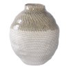 Váza keramická, bílo-zelená, ø26×30,5 cm – House Nordic