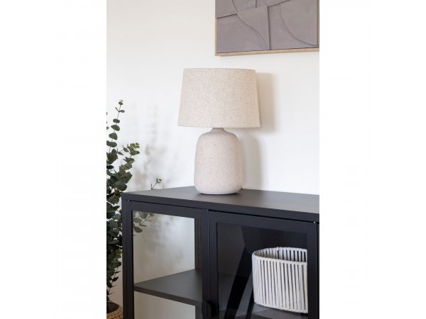 Stolní lampa Croft, keramická, písková struktura – House Nordic