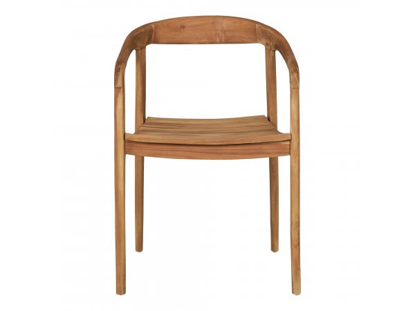 Zahradní židle Otero, teakové dřevo, přírodní, 76×55×54 cm – House Nordic