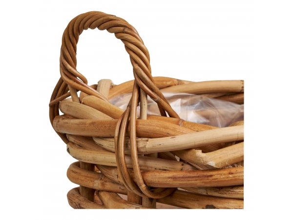 Sada úložných košů Burton, přírodní ratan, 3 ks – House Nordic