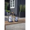 Sada luceren Bondi – černý kov, sklo, 2 ks – House Nordic