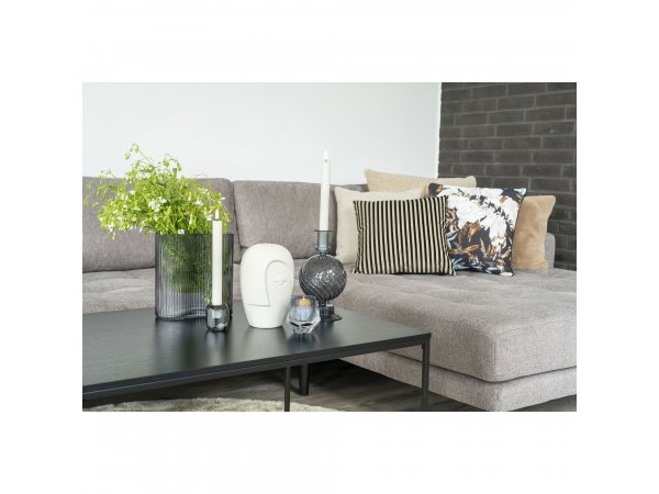 Váza keramická, písková, 13×12,5×19,5 cm – House Nordic