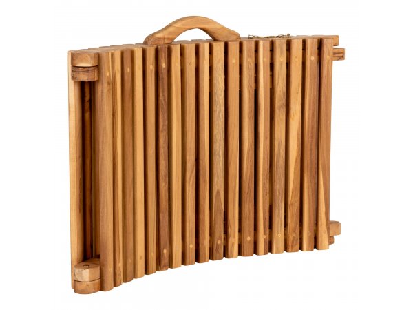 Zahradní lehátko Arrieta – teak, 160×50×25 cm – House Nordic