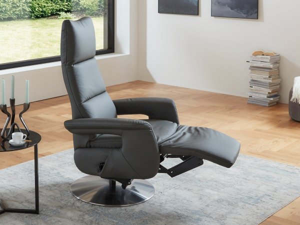 Kožené polohovací televizní křeslo SWITCH BALANCE 1