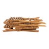 Zahradní a balkónový set Cuenca, skládací, teak, 60 × 60 × 75 cm – House Nordic