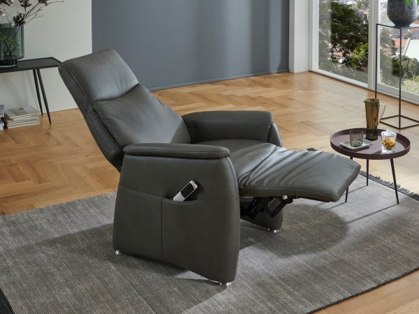 Kožené polohovací křeslo HOLLY COMFORT RELAXX
