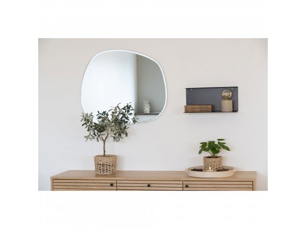 Lille nástěnná polička, černá, 40×18×18 cm – House Nordic