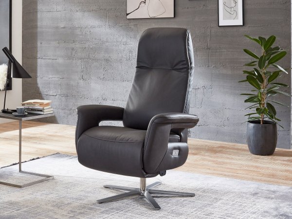 Kožené polohovací televizní křeslo SWITCH BALANCE 2