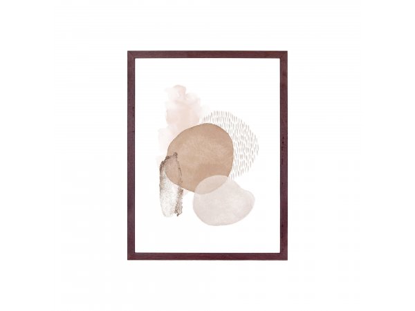 Sada rámečků Aspen, tmavě hnědá – House Nordic