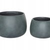 VÝPRODEJ: Sada 2 květináčů Stanbury, tmavě zelené, Ø 42/55 cm – House Nordic