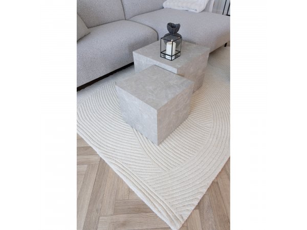 Koberec Pune, ručně tkaný, slonovinový, 160×230 cm – House Nordic