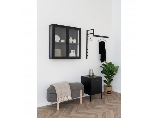 Váza keramická, béžová, 8×18,5×19,5 cm – House Nordic