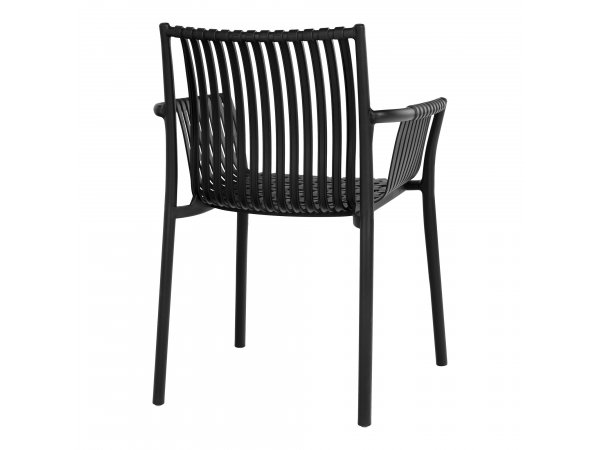 Zahradní židle Tulsa, černá – House Nordic