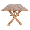 Zahradní stůl Murcia, teak, přírodní, 200×90×75 cm – House Nordic