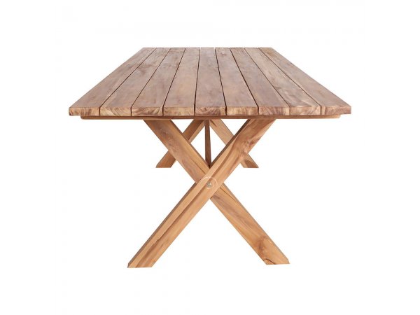 Zahradní stůl Murcia, teak, přírodní, 200×90×75 cm – House Nordic