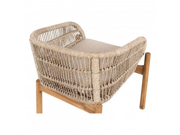 Zahradní křeslo Terracina, akáciové dřevo, béžová – House Nordic