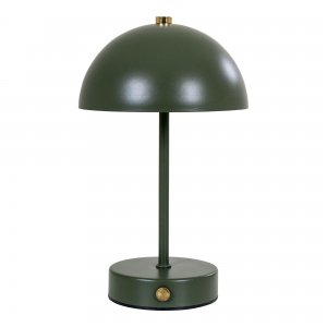 Stolní lampa Holt, kovová, zelená/mosazná – House Nordic