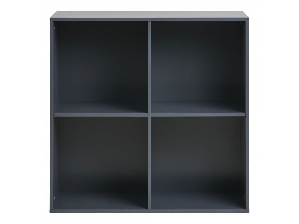 Horne nástěnná polička, tmavě šedá, 69×30×69 cm – House Nordic