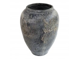 Capelo dekorativní váza, terakota/šedá