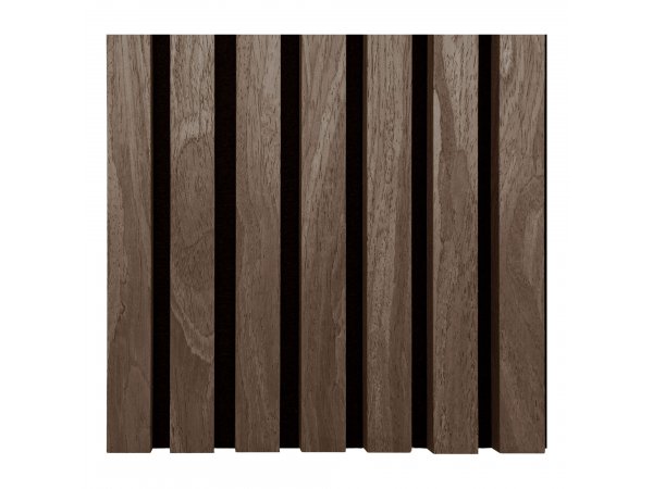 2 kusy Akustický panel, dýha ořech, 240×60×2,2 cm – House Nordic